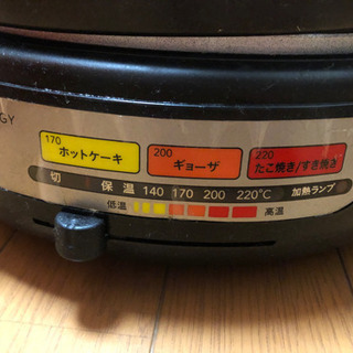 ホットプレート、ＩＨの鍋の画像