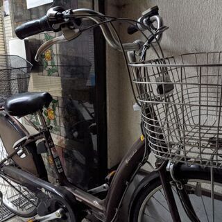 【ブリジストン】電動アシスト自転車本体【バッテリー、充電器、籠】