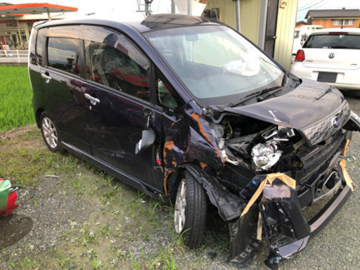 LA100F スバル ステラ R 書類付き 事故現状車 部品取りでも