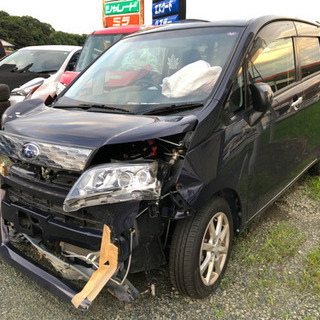 LA100F スバル ステラ R 書類付き 事故現状車 部品取りでも