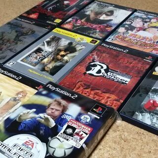 ¥700【ゲーマー向け】プレイステーション2 ソフト10本＋おまけ
