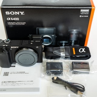 美品 SONY ミラーレス一眼カメラ α6400 ブラック ボディ