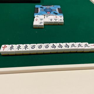 麻雀卓、牌、点棒その他もろもろセットの画像