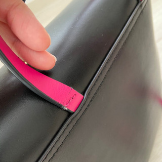 【Kate spade New York リュック】 ブラック　ピンク　通勤用の画像