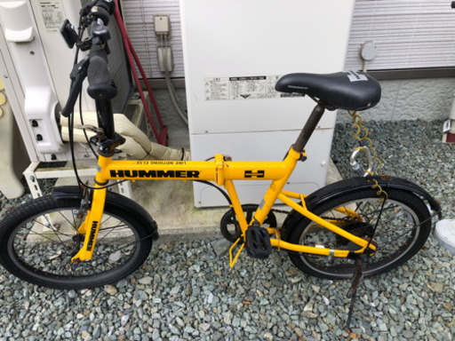 【最終値下げ！】HUMMER 折りたたみ自転車