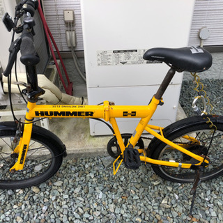 【最終値下げ！】HUMMER 折りたたみ自転車