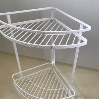 【無料】ニトリで購入　シャンプー台　高さ40cm 2段　フック1...