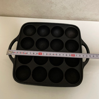 鉄鋳物製　たこ焼き器　の画像