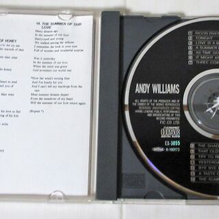 ☆ビッグアーチスト BIG ARTIST ペリー・コモ & アンディ・ウィリアムス◆2枚セットCDの画像