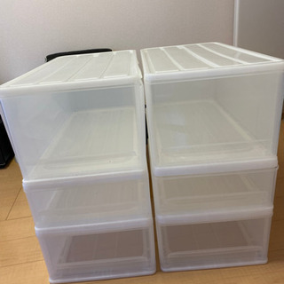 押し入れ収納ケース ニトリ大中小６※値下げしました