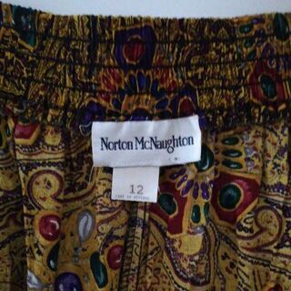 Norton Mc Naughton スカート　Made in USA 　レトロの画像