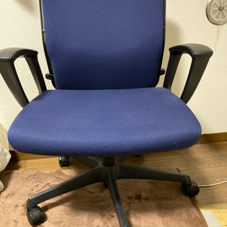 オカムラ オフィスチェア ダークブルー C443ZR-FFW4 ...