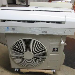 K02394　シャープ　中古エアコン　主に6畳用　冷2.2kw／暖2.5kw