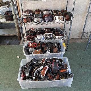 スキー用ゴーグルたくさん