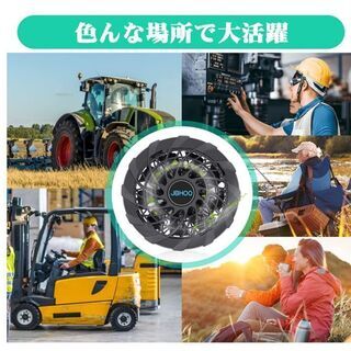作業服ファン 空調作業服専用超薄いファン  usb式 空調作業服ファン 最新型 ３段階調整 熱中症対策 USB to DCケーブル あらゆる空調ウェア対応 現場作業・屋外作業・イベント・アウトドア 空調作業の画像