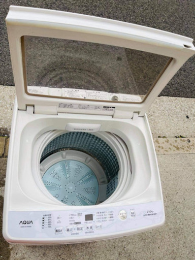 ♻♻️AQUA AQW-GV70H(W) ???全自動洗濯機 (洗濯7.0kg)2019年製