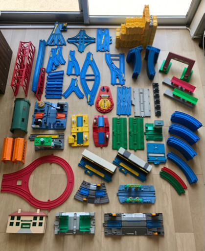 【プラレール】58車両＋情景部品