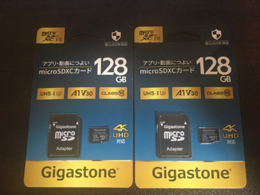 MicroSDカード128GB 新品2枚