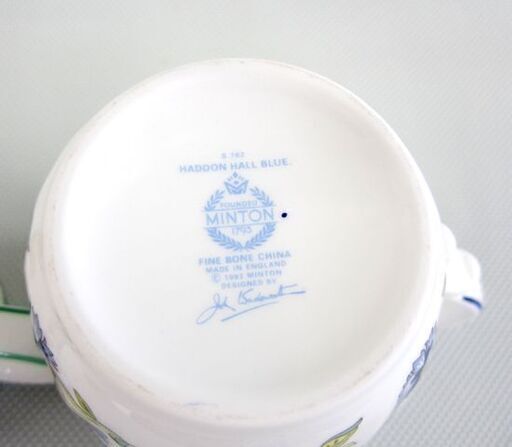 ☆ミントン☆ハドンホールブルー/ハドンホール 2客 マグカップ ペア MINTON/札幌 北20条店
