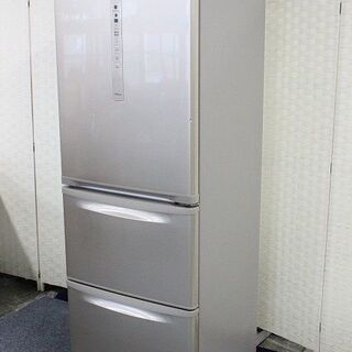 パナソニック NR-C37HC-N 冷凍冷蔵庫 365L 3ドア エコナビ搭載 シルキーゴールド 2018年製 Panasonic 冷蔵庫 中古家電 店頭引取歓迎 R3806)