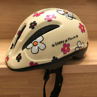 自転車　子供　ヘルメット　ハッピーフラワー　50-54cmの画像