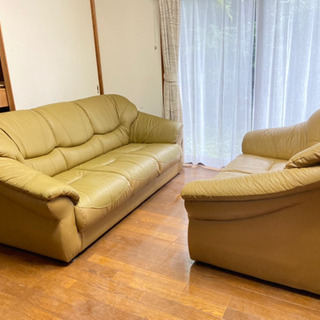 3人掛けソファ　ヴィンテージ