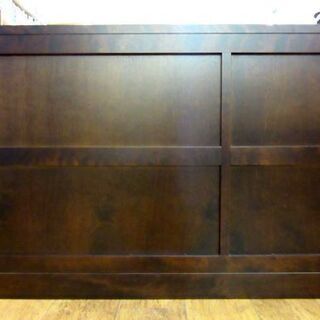 北海道民芸家具 サイドボード 樺材 北民 リビングボード 収納 家具 アンティーク レトロ 古民家 札幌 厚別店の画像