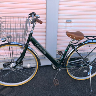 No.202【LEDオートライト,6段変速】★激安★ 中古自転車 ママチャリ  27インチ 軽整備済み 安い 防犯登録 藤沢 横浜 神奈川の画像