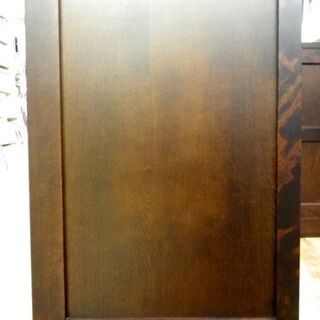 北海道民芸家具 コーナーキャビネット 飾り棚 コレクションケース 収納 家具 アンティーク レトロ 古民家 札幌 厚別店の画像