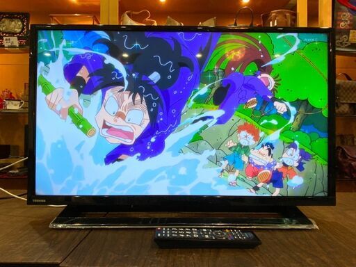 お買い上げありがとうございました。【美品中古】東芝 TOSHIBA レグザ REGZA 液晶テレビ 32S22 2019年製 32インチ