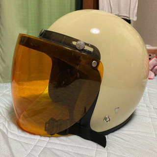 バイク、ヘルメット、2.3回のみ使用