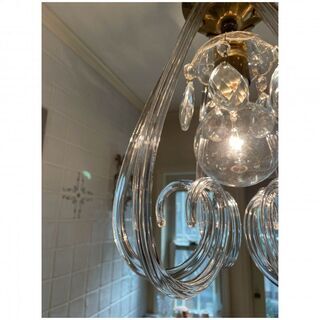 アンティーククリスタルペンダントライト ベルギーアンティーク クリスタルペンダントライト