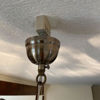 ベルギーアンティーク クリスタルペンダントライト