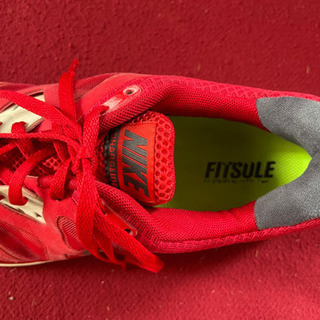 Nike Lunarlon ランニングシューズ 赤の画像