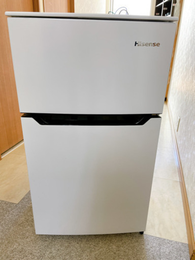 【ほぼ新品】Hisense 2019年製冷蔵庫93L