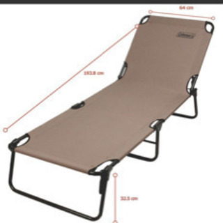 Coleman コールマン フルリクライニング 折りたたみベッド コンバータコットの画像