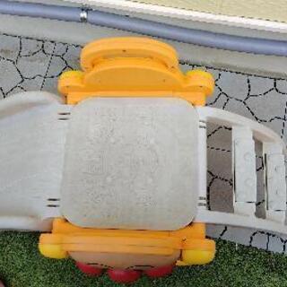 アンパンマン　すべり台　＆　ペダルなし三輪車の画像