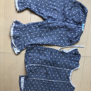 美品☆女児　セットアップ　可愛い　水玉　の画像