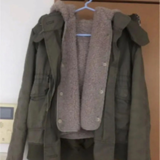 【7/22限定大特価！】もこもこベスト付！モッズコートの画像