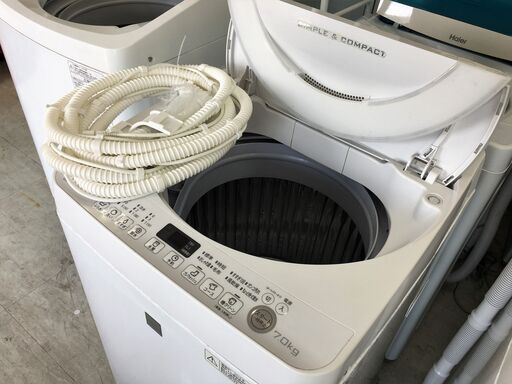 シャープ7.0K洗濯機　2014年製　分解クリーニング済み！
