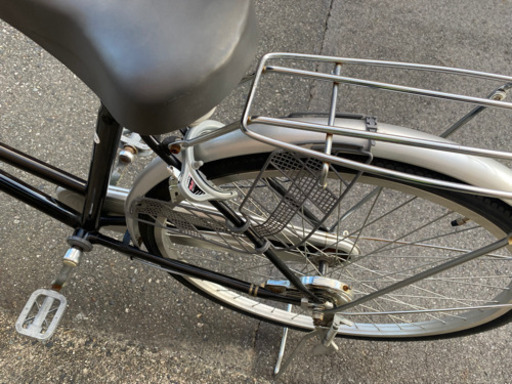 26インチ自転車　ブラック