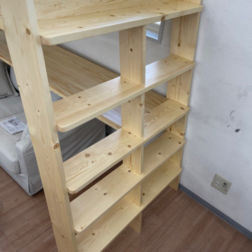 【展示品】ロフトベッド 学習机付き ?自社配送時?代引き可?(現金、クレジット、スマホ決済対応)