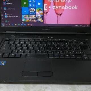 【M4616】極上 ★高速 i3★ サポート充実! 初心者OK 東芝 TOSHIBA i3/ 4GB/ 160GB/ 無線/ Win10/ Office2019 /Photoshop ノート パソコンの画像