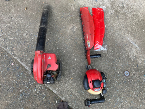 ジャンク品　ゼノア 製トリマーとブロアセット