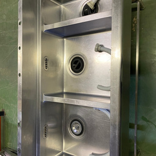 3槽シンク 1500x750x950