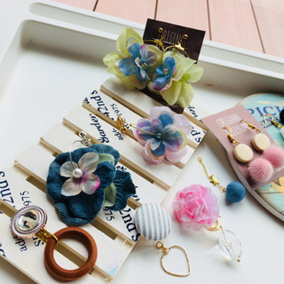 マクラメ ♡ピアス♡イヤリング♡編み物ワークショップ