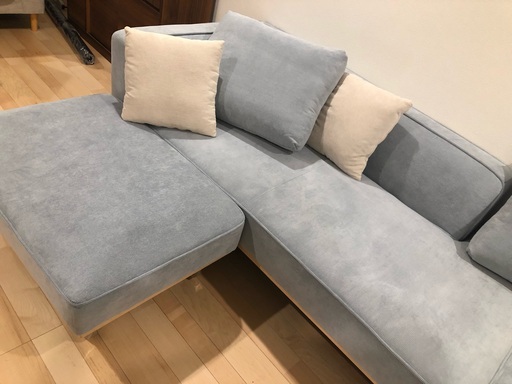 【流行りの可愛い形！】新品ソファ3点セット！写真追加しました！