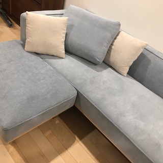 【流行りの可愛い形！】新品ソファ3点セット！写真追加しました！の画像