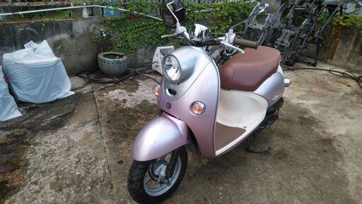 ⭐ヤマハビーノ　SA26J　ピンク　メーター距離1,571㎞