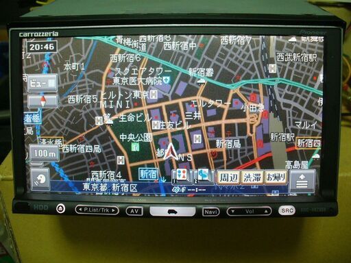 ㉑発送可！！ パイオニア 地デジチューナー内蔵 HDD楽ナビ AVIC-HRZ008 2019年度版地図＋2019年度オービスマップ㉑